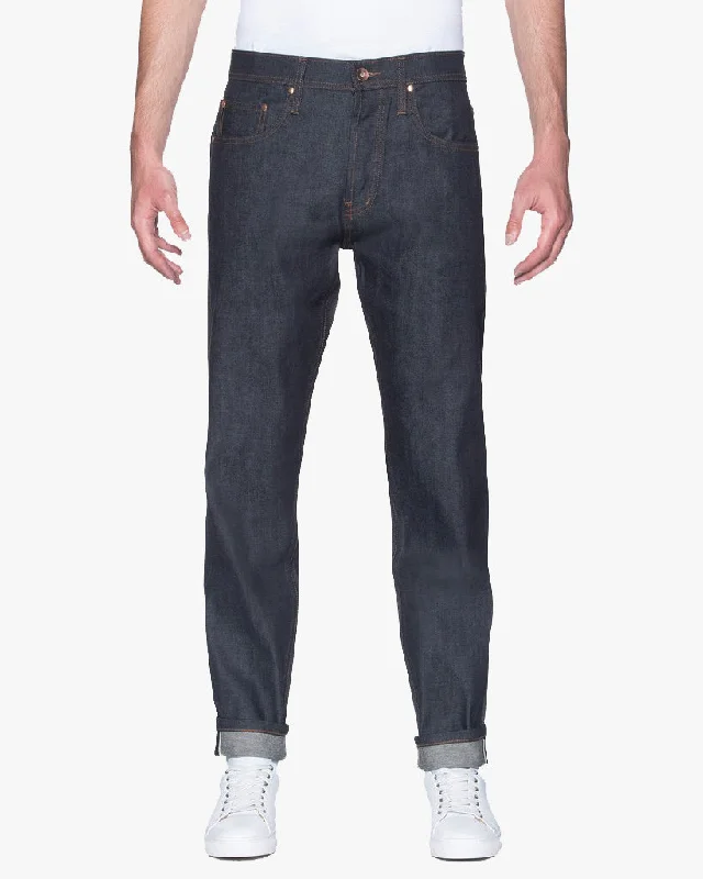Designer Skinny Men's JeansUnbranded UB622 Relaxed Tapered Mens Jeans - 11oz Indigo Stretch Selvedge Designer Skinny Men's JeansUnbranded UB622 Relaxed Tapered Mens Jeans - 11oz Indigo Stretch Selvedge