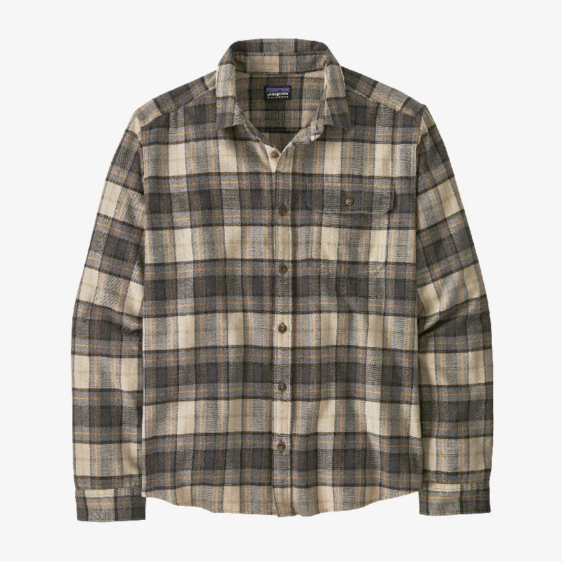 Men's Muscle Fit T-Shirts for a Body-Hugging FitPatagonia LW Fjord Flannel L/S Shirt-Spotter: Forge Grey Men's Muscle Fit T-Shirts for a Body-Hugging FitPatagonia LW Fjord Flannel L/S Shirt-Spotter: Forge Grey