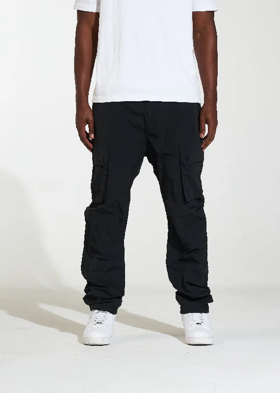 Flexible Stretch Men's JeansJude Cargo Pant (Black)