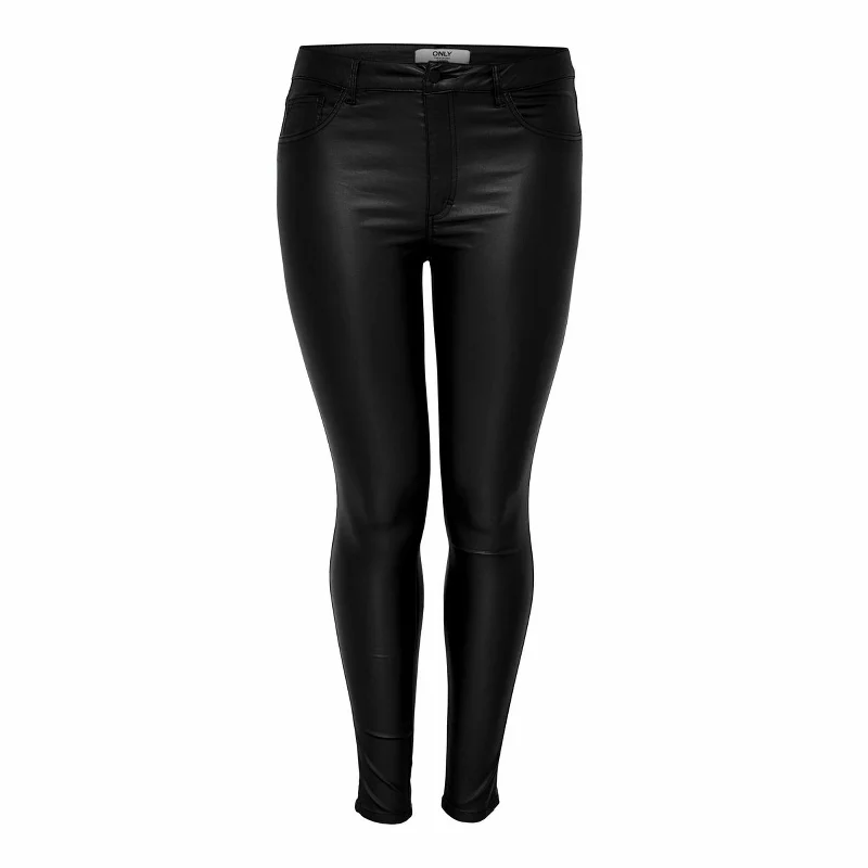 Men's Ripped JeansOnly Carmakoma Coated Skinny Jean in Black
