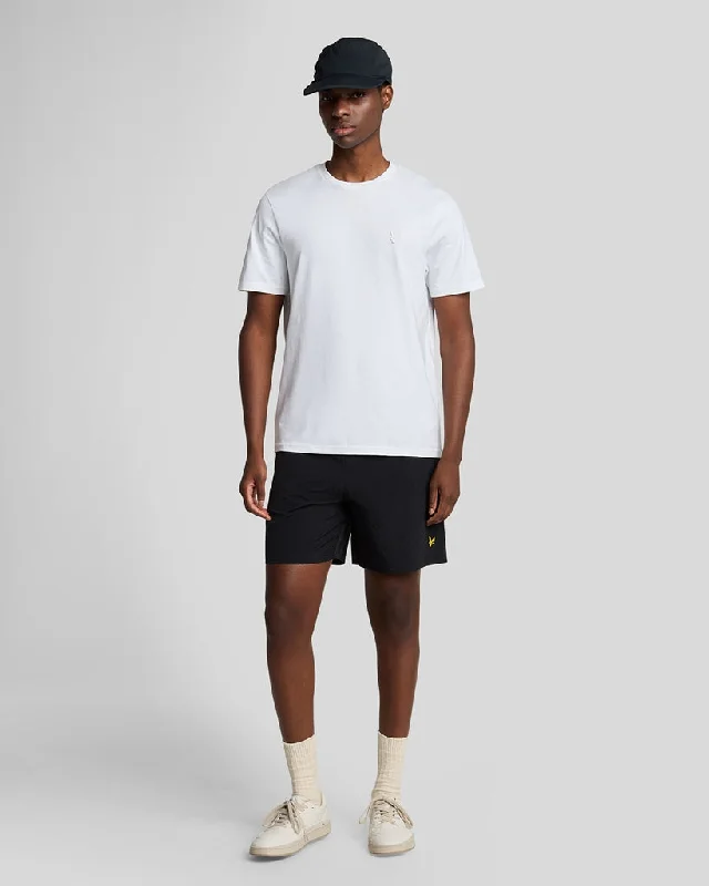 Men's Tapered Pants for a Slimming EffectPlain Swim Shorts