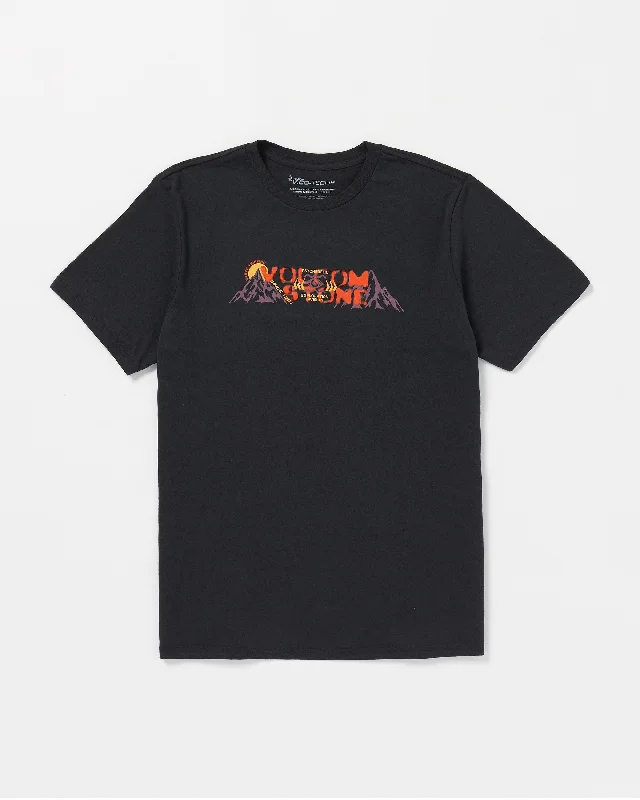 Designer Men's JeansCrevasse Tech Short Sleeve Tee - Black
