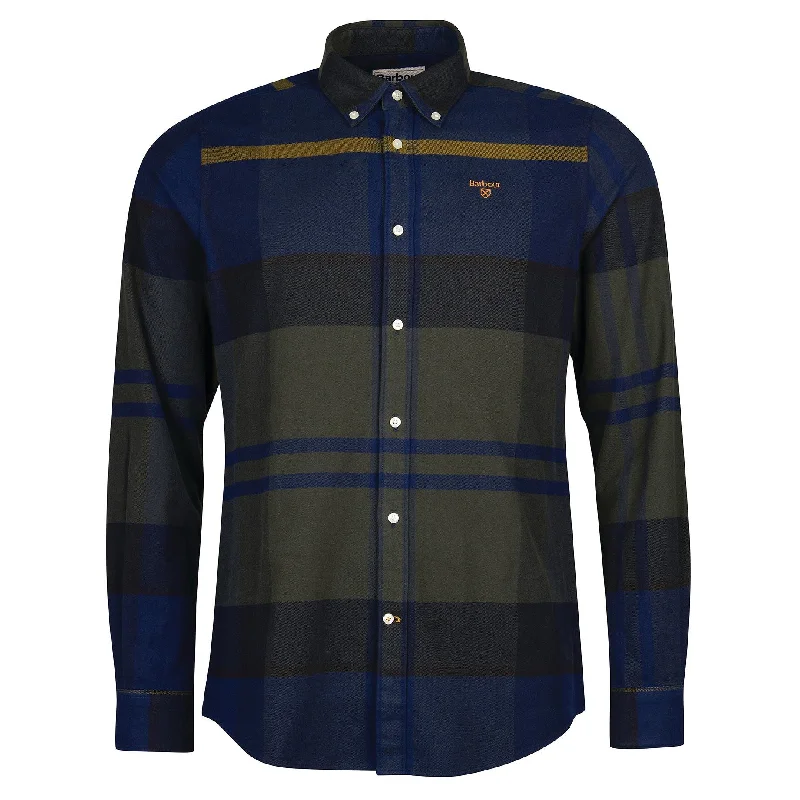 Men's Luxury Shirts for High-End FashionBarbour Men's Icecloch Tailored Shirt in Forest Mist Men's Luxury Shirts for High-End FashionBarbour Men's Icecloch Tailored Shirt in Forest Mist