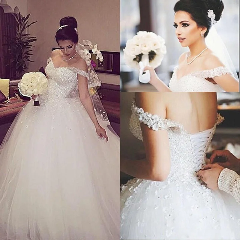 women's glam dressesPrincess Ball Gown Bride Dress White Tulle Elegant Hand made Flowers Wedding Gown women's glam dressesPrincess Ball Gown Bride Dress White Tulle Elegant Hand made Flowers Wedding Gown
