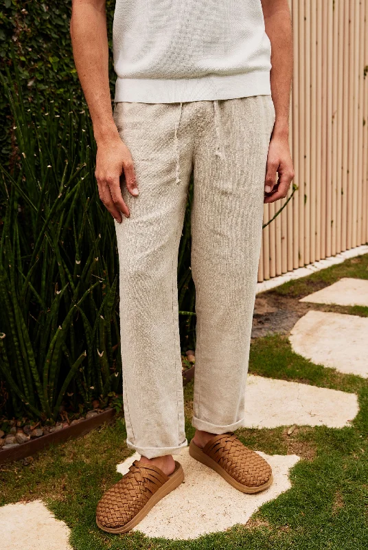 Men's Pants with Adjustable CuffsRiviera Linen Pant