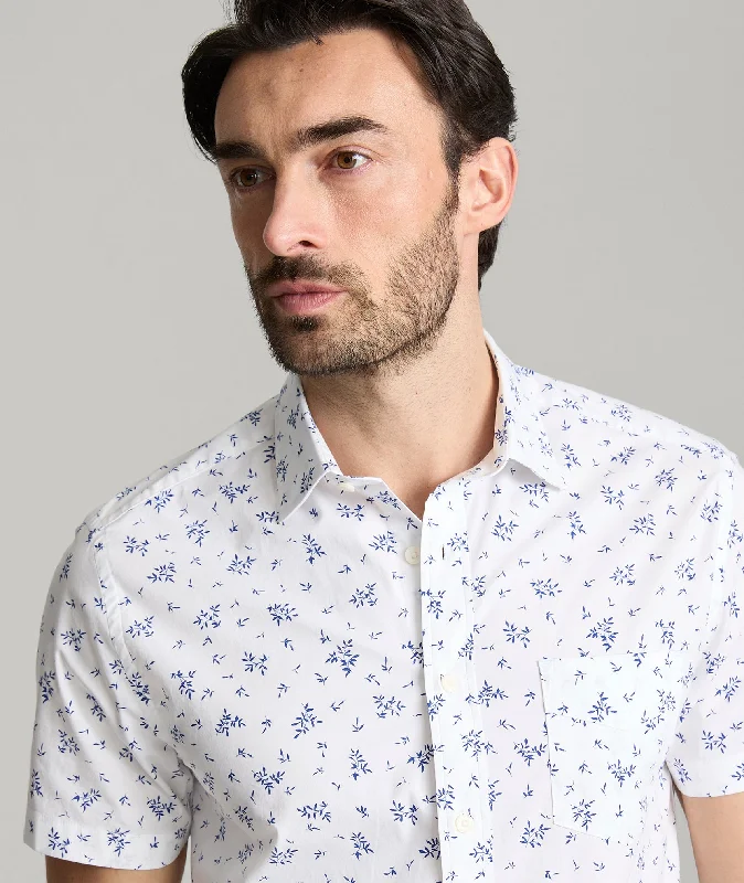 Men's Wrinkle-Free Shirts for Easy CareStretch Cotton Short-Sleeve Ward Shirt