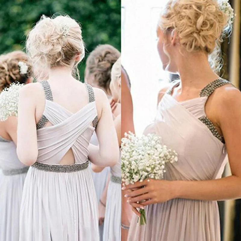 women's casual Friday dressesJunior Unique New Arrival Impressive Cheap Formal A Line Pleating Floor-Length Dresses For Maid Of Honor, WG101 women's casual Friday dressesJunior Unique New Arrival Impressive Cheap Formal A Line Pleating Floor-Length Dresses For Maid Of Honor, WG101