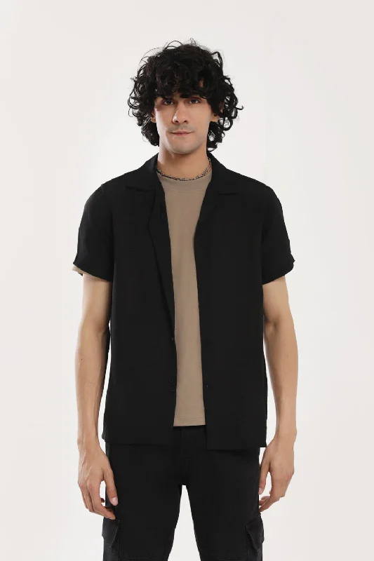 Men's Iron-Free Shirts for Wrinkle-Resistant WearRESORT COLLAR SHIRT