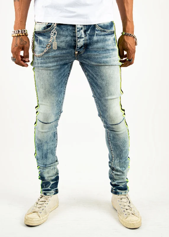 High-Quality Men's JeansWILLI TAPED JEAN YELLOW