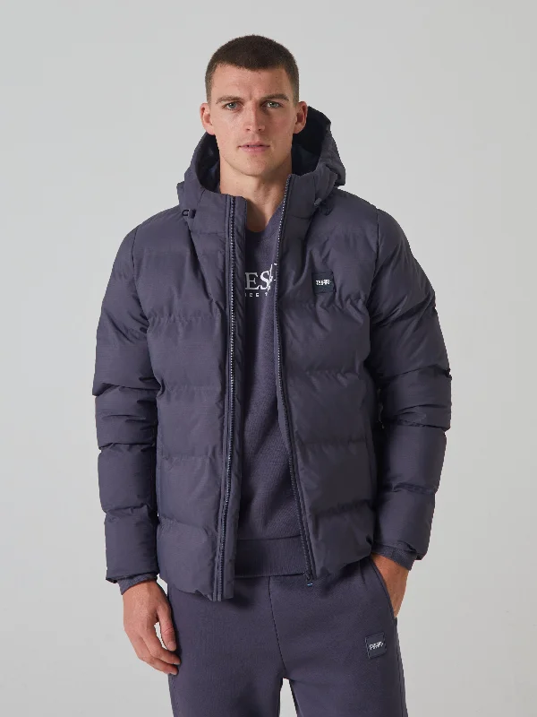 Men's Coats with Velcro ClosuresBenson Jacket Pluto Grey