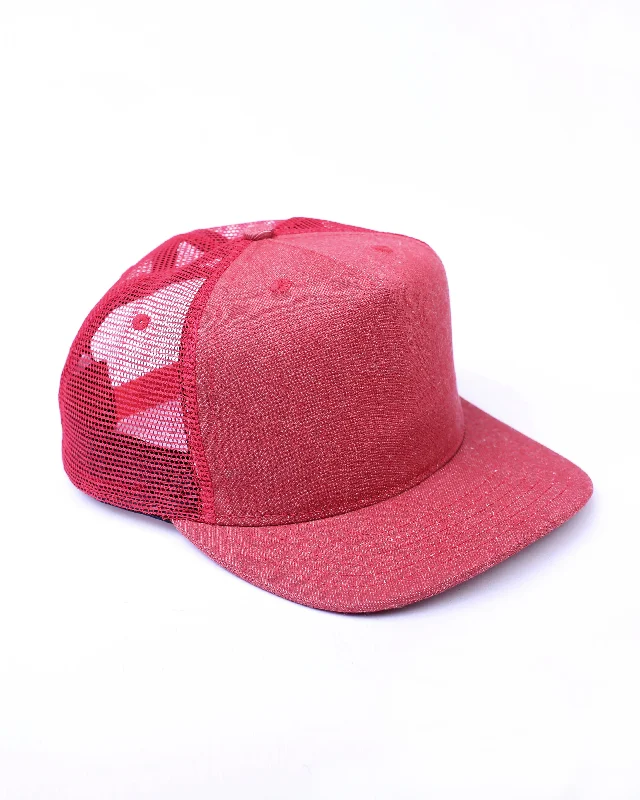 Yoked Back Men's JeansTrucker Hat | Red Selvage