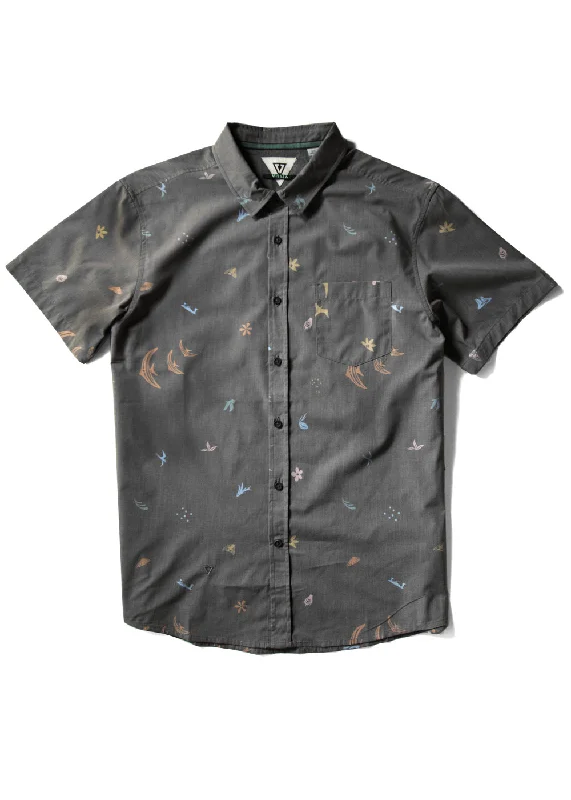 Durable Men's Work ShirtsVissla Miyashiro Island Stargazer Eco SS Shirt-Phantom