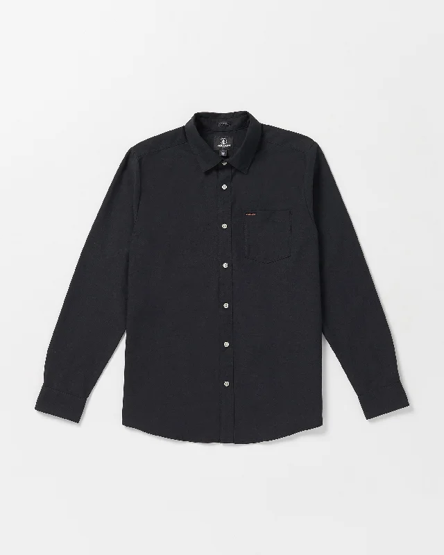 Men's Jeans with Embroidered LogosVeeco Oxford Long Sleeve Shirt - Black