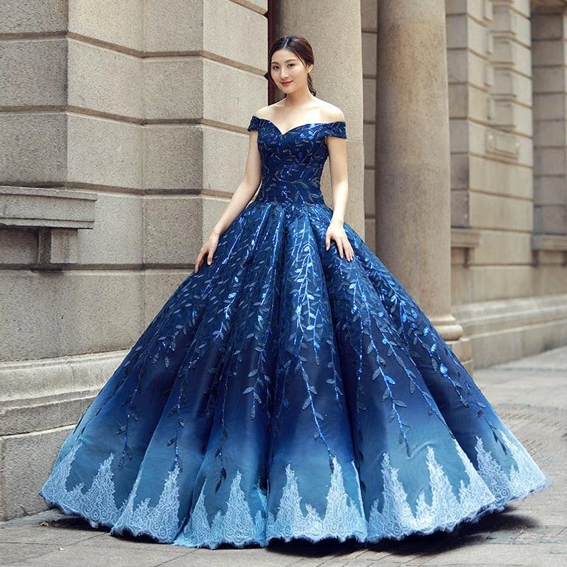 Skater Dresssweetheart Off Shoulder Shiny Pleated Evening Dress