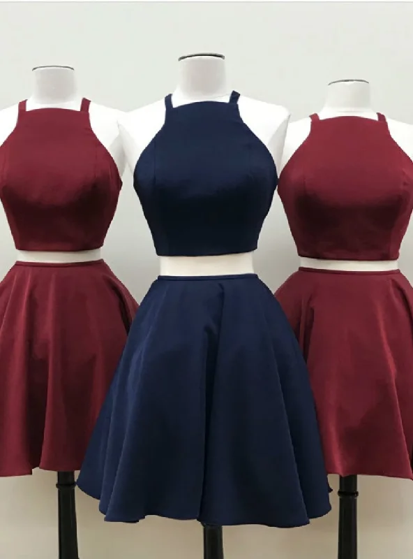 Leather DressBurgundy Short Two Piece Homecoming Dress Two Piece Short Navy Blue Homecoming Dress Leather DressBurgundy Short Two Piece Homecoming Dress Two Piece Short Navy Blue Homecoming Dress