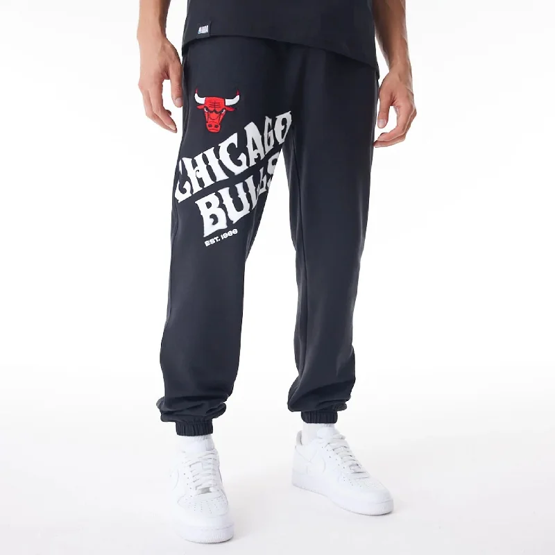 Men's Pants with Graphic PrintsChicago Bulls NBA Graphic Black Joggers