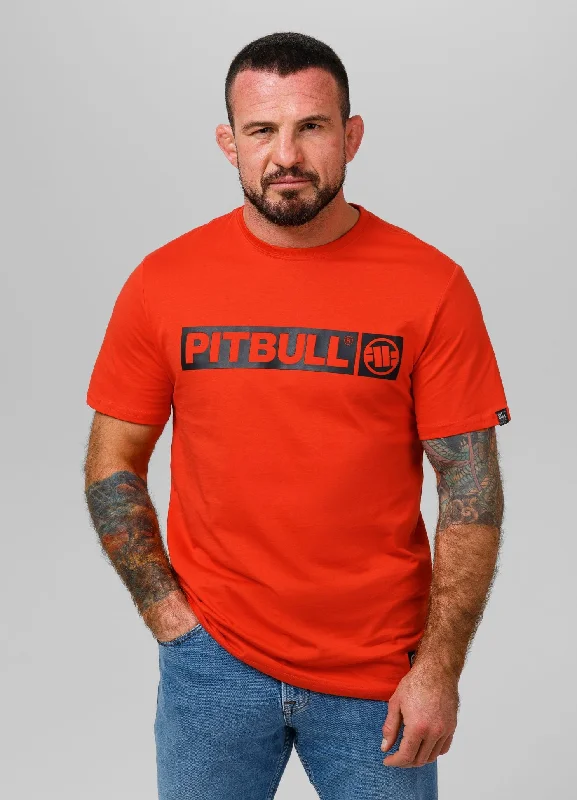 Men's Shirts for Beach OutingsMen's T-Shirt HILLTOP - Flame red