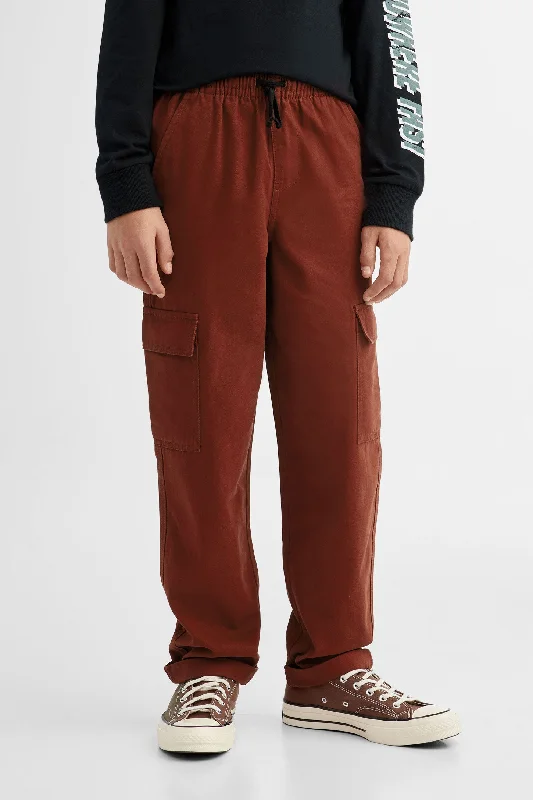 Men's Jeans for SportsPantalon cargo en twill - Ado garçon