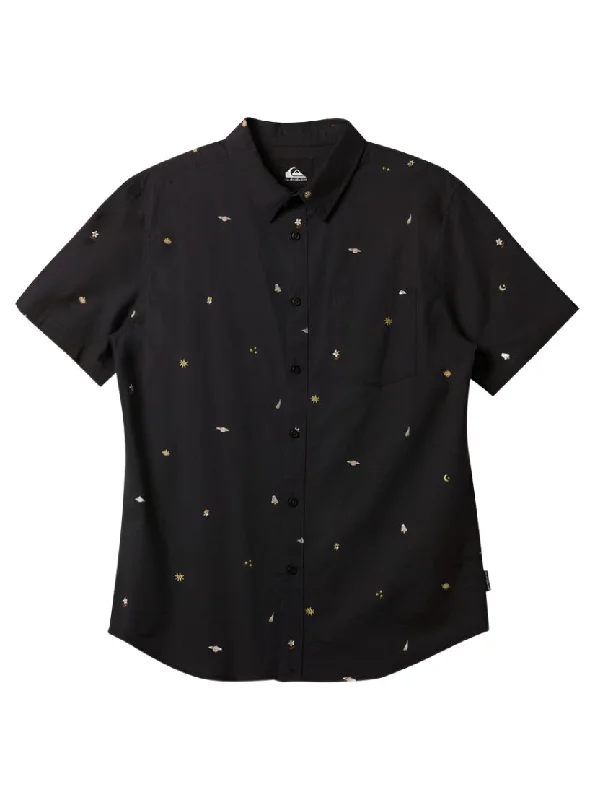 Men's Timeless Dress Shirts for Enduring StyleQuiksilver Apero Classic S/S Shirt-Tarmac Men's Timeless Dress Shirts for Enduring StyleQuiksilver Apero Classic S/S Shirt-Tarmac