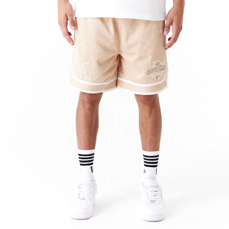Men's Solid-Colored Pants for VersatilityArizona Diamondbacks World Series Light Beige Mesh Shorts Men's Solid-Colored Pants for VersatilityArizona Diamondbacks World Series Light Beige Mesh Shorts
