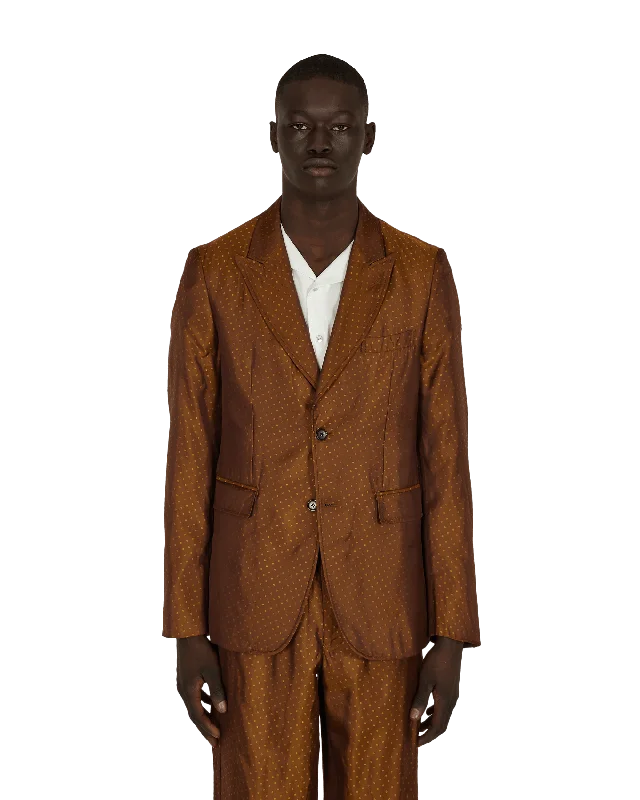 Men's Coats with Inner PocketsDot Jacket Brown