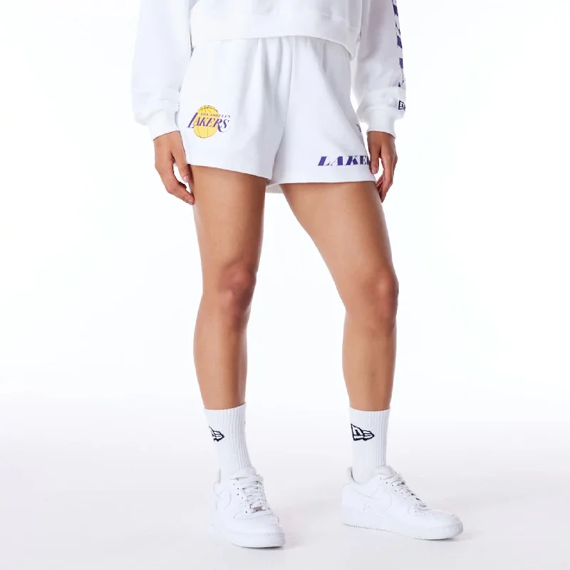 Layered Men's OverallsLA Lakers Womens NBA Wordmark White Shorts