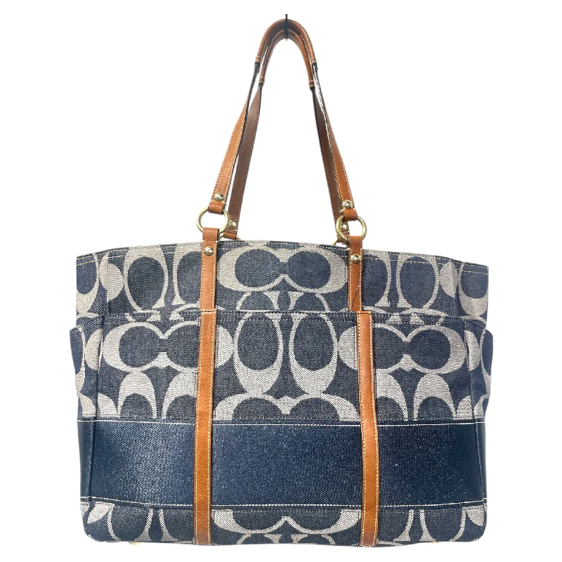 Fashion-Forward Men's JeansCOACH/Tote Bag/Monogram/Denim/NVY/Signature Denim