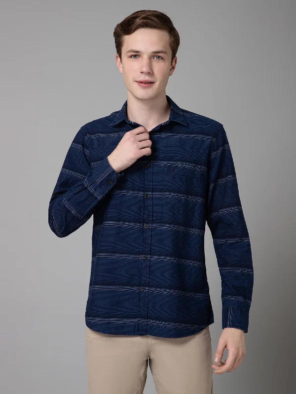 Men's Short-Sleeve Shirts for Warm WeatherMen's Indigo Blue Casual Denim Full Sleeve Shirt Men's Short-Sleeve Shirts for Warm WeatherMen's Indigo Blue Casual Denim Full Sleeve Shirt