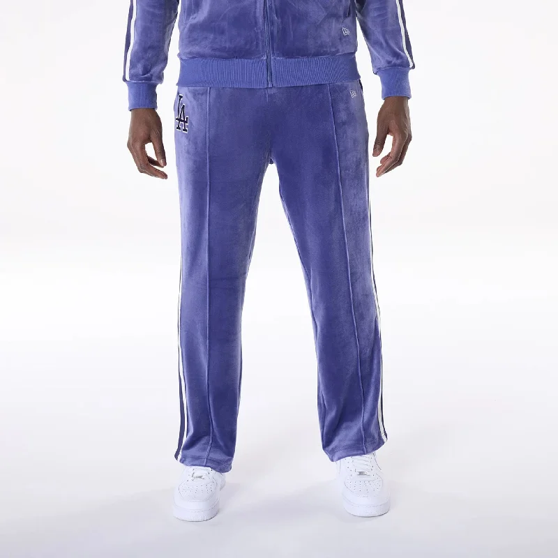 Men's Pants with Embroidered DesignsLA Dodgers MLB Velour Dark Blue Joggers
