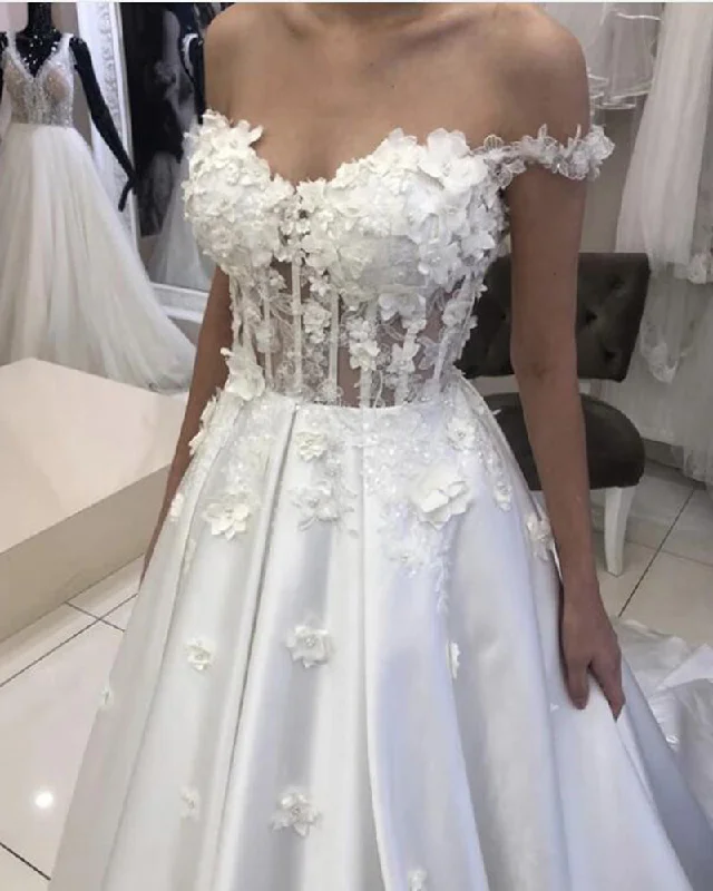 women's vintage dressesFlowers Appliques Bridal Dress Custom Made Wedding Gown vestidos de noiva WD05241Plus size WD0524 women's vintage dressesFlowers Appliques Bridal Dress Custom Made Wedding Gown vestidos de noiva WD05241Plus size WD0524