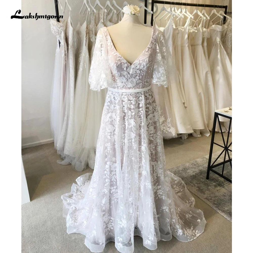 women's chiffon dressesRoycebridal Roycebridal Bohemian Wedding Dresses Half Sleeves V Neck Lace Appliques Ivory Bridal Gowns Robe De Mariee women's chiffon dressesRoycebridal Roycebridal Bohemian Wedding Dresses Half Sleeves V Neck Lace Appliques Ivory Bridal Gowns Robe De Mariee