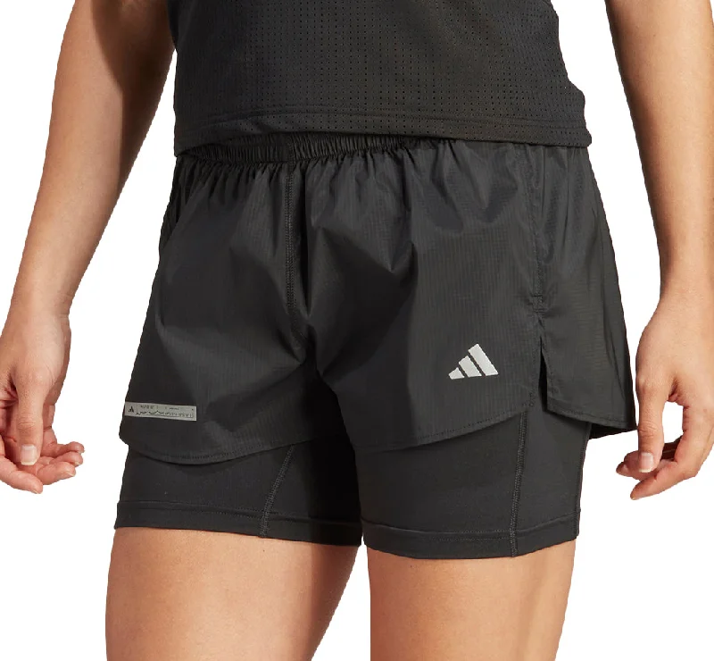 Comfortable Men's Joggersadidas Ultimate 2 In 1 Womens Running Shorts - Black