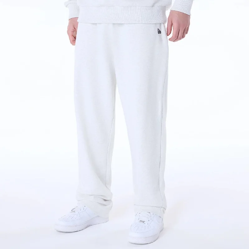 Men's Solid-Colored Pants for VersatilityNew Era Straight Pastel Grey Joggers