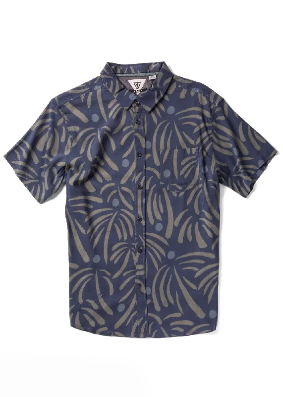 Men's Performance Fabric Shirts for All-Day ComfortVissla Primitive Palms Eco SS Shirt-Midnight Men's Performance Fabric Shirts for All-Day ComfortVissla Primitive Palms Eco SS Shirt-Midnight
