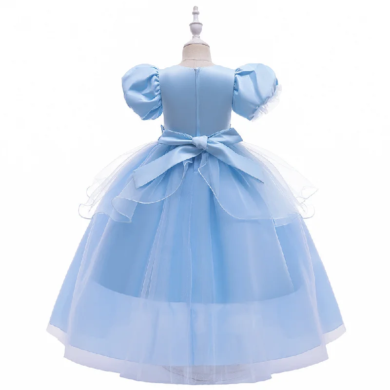 women's work dressesBall Gown Scoop Puff Sleeves Flower Girl Dresses with Solid Flowers women's work dressesBall Gown Scoop Puff Sleeves Flower Girl Dresses with Solid Flowers