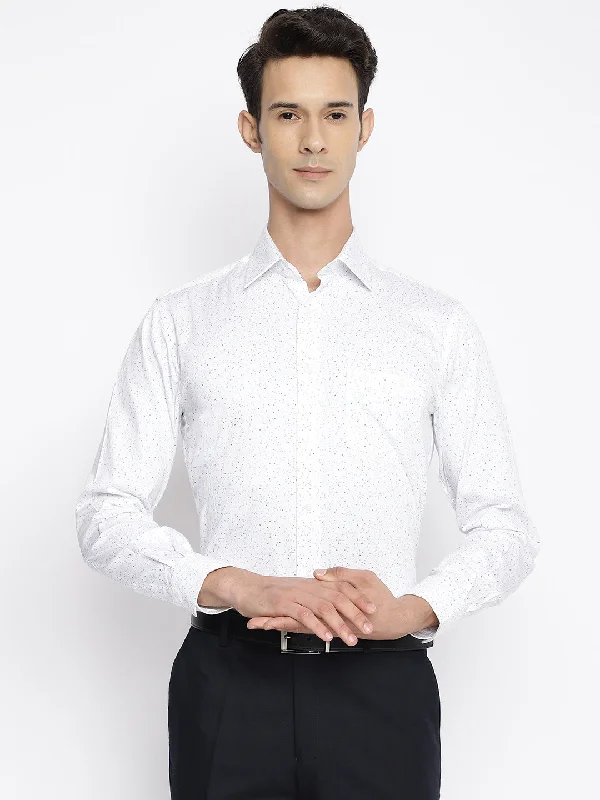 Men's Patterned Dress Casual Shirts for Smart-Casual EventsMen's White Party Abstract Print Full Sleeve Shirt Men's Patterned Dress Casual Shirts for Smart-Casual EventsMen's White Party Abstract Print Full Sleeve Shirt