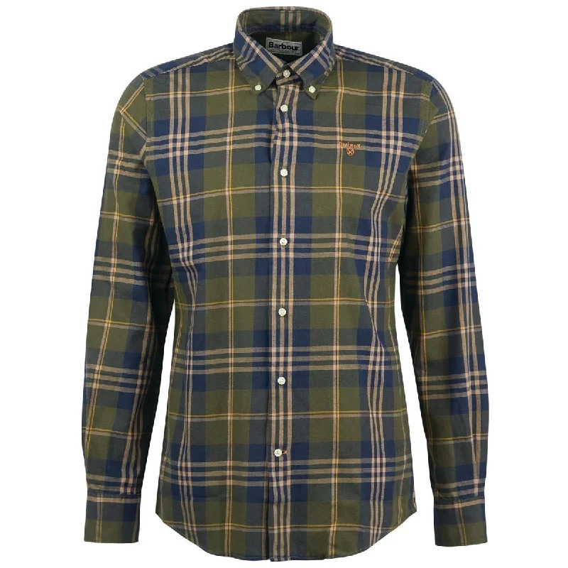 Men's Pocket T-Shirts for Added FunctionalityBarbour Men's Edgar Tailored Fit Shirt in Olive Men's Pocket T-Shirts for Added FunctionalityBarbour Men's Edgar Tailored Fit Shirt in Olive