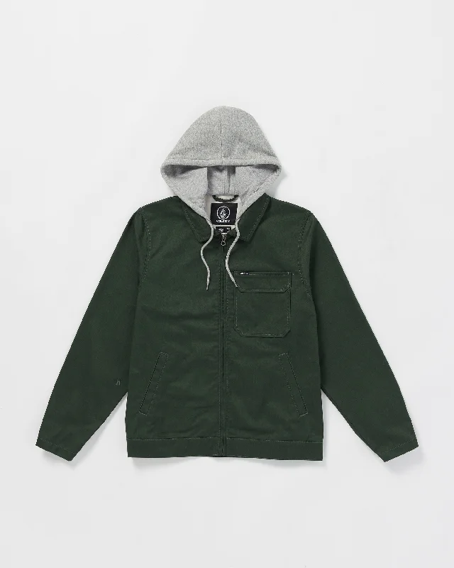 Men's Jeans with Stretch FabricKorman Hood Jacket - Dark Forest