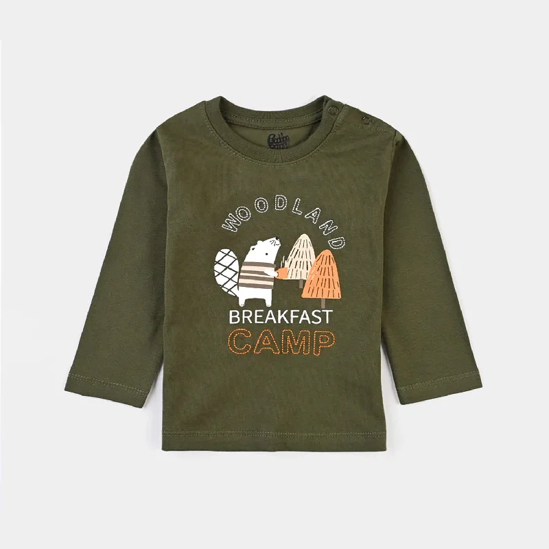 Men's Shirts with Button-Down PocketsInfant Boys Cotton Jersey T-Shirt Woodland-Riffle Green Men's Shirts with Button-Down PocketsInfant Boys Cotton Jersey T-Shirt Woodland-Riffle Green