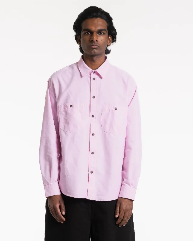 Men's Luxury Shirts for High-End FashionMechanic Shirt Recycled Oxford Blossom