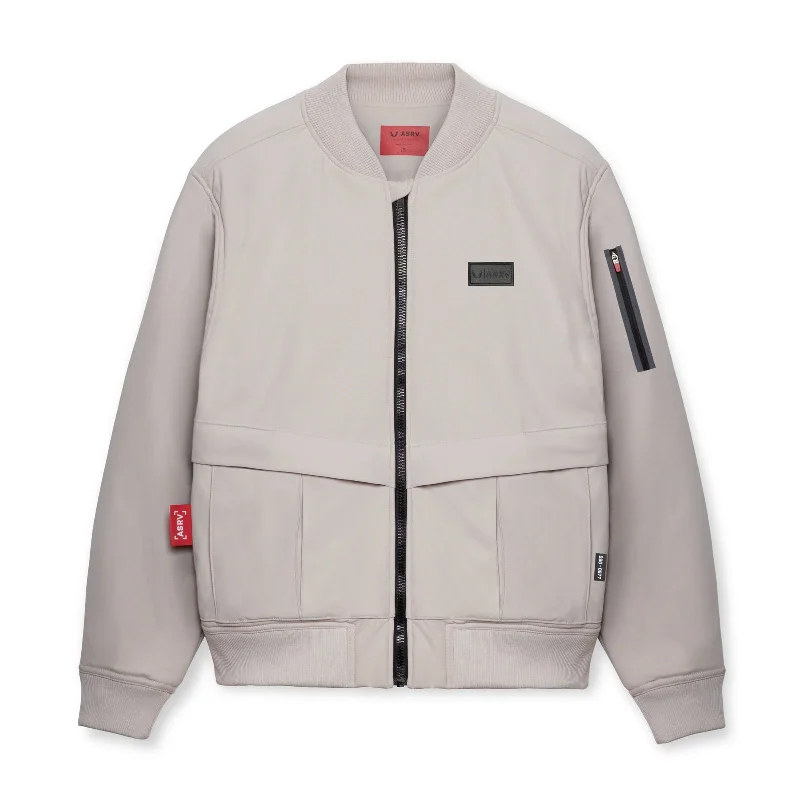 Men's Coats with Adjustable Sleeves0677. Kinterra™ Weatherproof Bomber Jacket - Chai