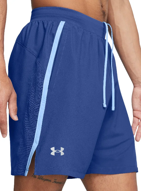 Comfortable Men's JoggersUnder Armour Launch 7 Inch Mens Running Shorts - Blue