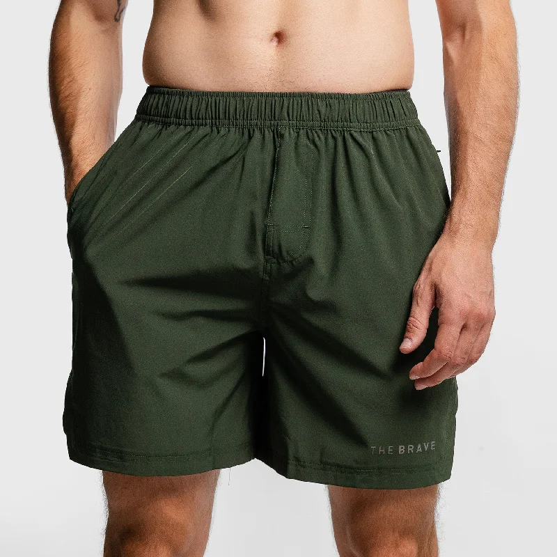Men's Casual Pants for Everyday WearTHE BRAVE - CRUISER SHORT 3.0 - DARK OLIVE