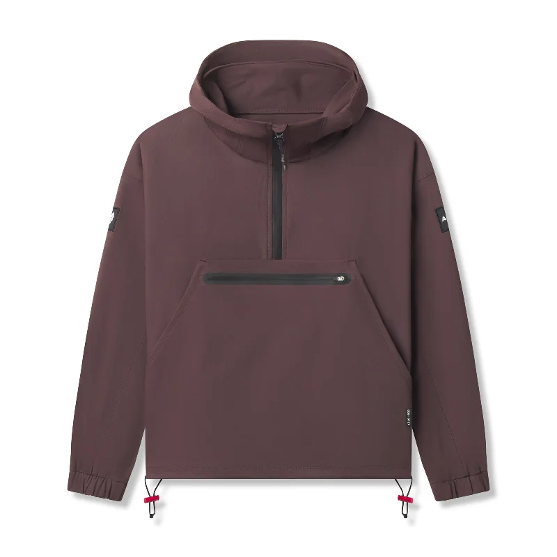 Versatile Men's Pea Coats0717. Weather-Ready Anorak Jacket - Nightshade "Patch"