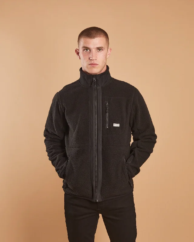 Men's Coats for All SeasonsTucker Fleece Jacket Black Dust