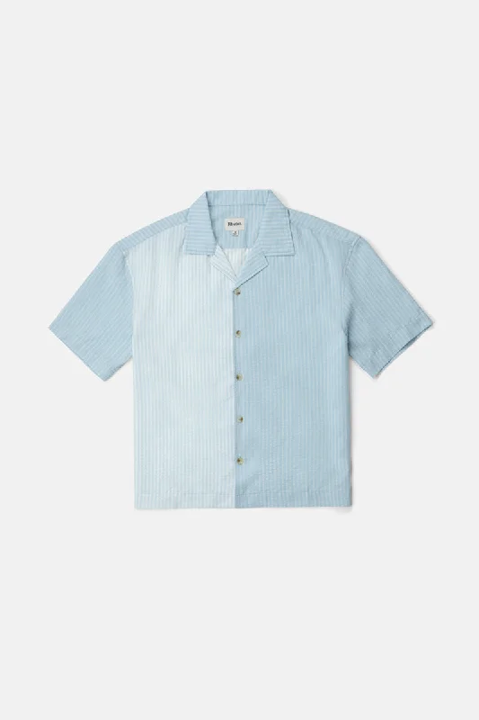 Layered Men's Henley ShirtsParallel Relaxed Ss Shirt Blue