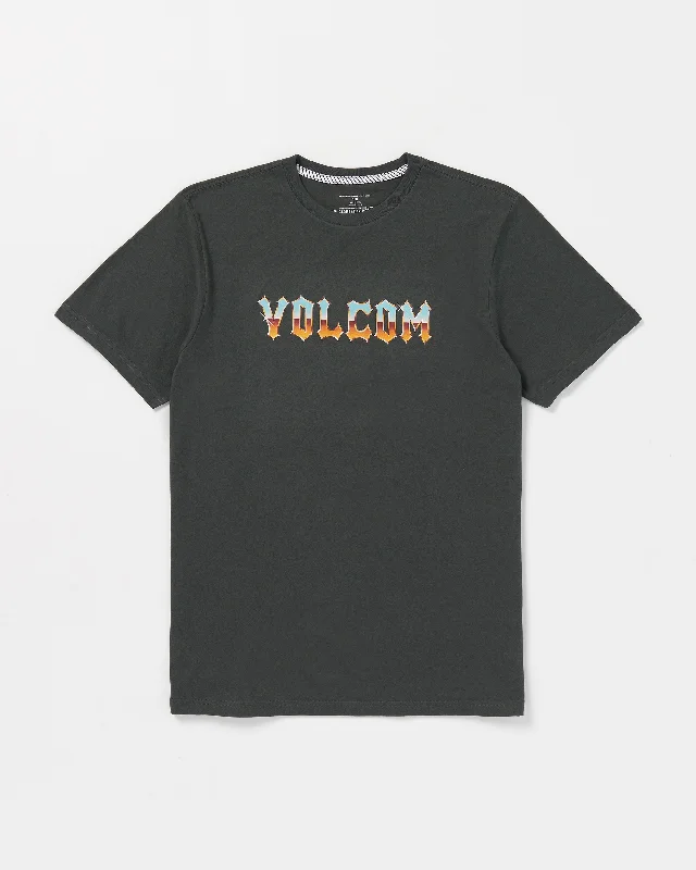 Men's Jeans with RipsBlade Made Short Sleeve Tee - Stealth