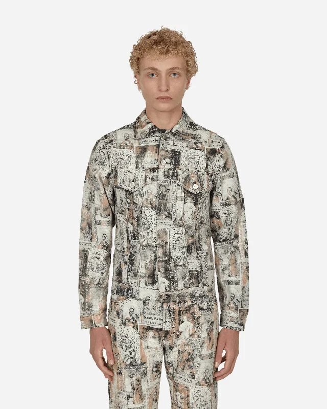 Men's Coats with PocketsSantino Trucker Jacket Multicolor