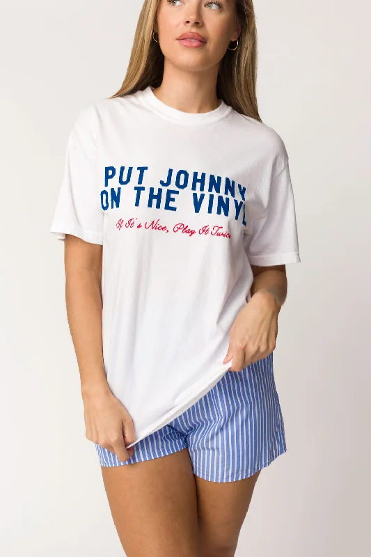 Men's Tailored Shirts for a Professional AppearanceJohnny on the Vinyl T-Shirt