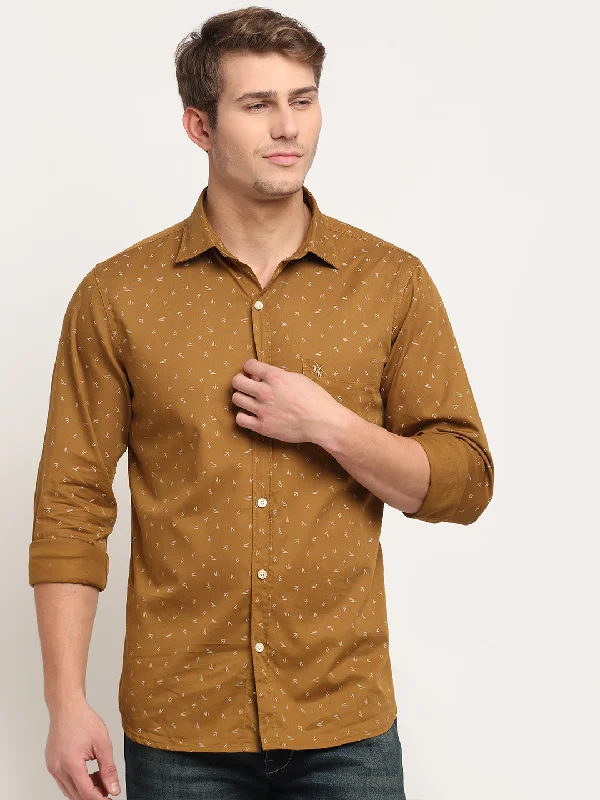 Men's Patterned Casual Shirts for Relaxed StylingMen Cotton Printed Khaki Full Sleeve Casual Shirt for Men with Pocket Men's Patterned Casual Shirts for Relaxed StylingMen Cotton Printed Khaki Full Sleeve Casual Shirt for Men with Pocket